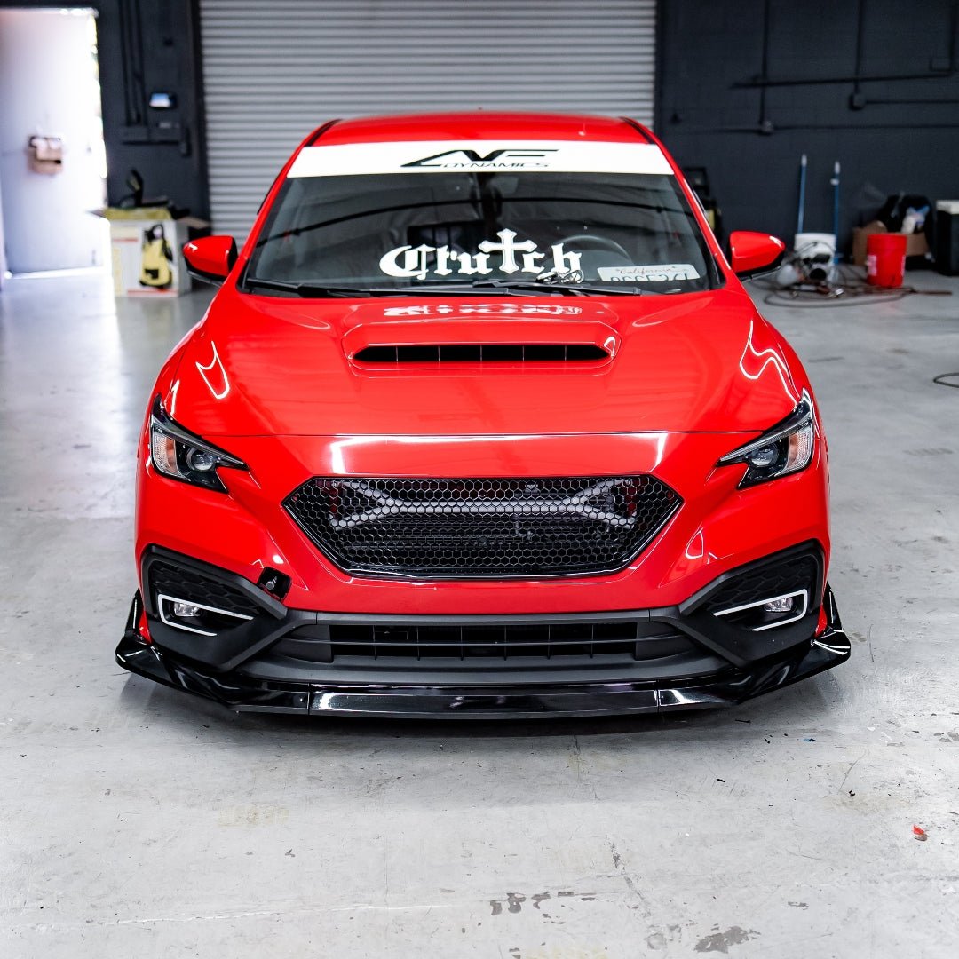 AeroflowDynamics [22 - 26 WRX] V3 S Style Front lip - JDMuscleFront LipsVB-V3-GBK-LIPCrystal Black Silica