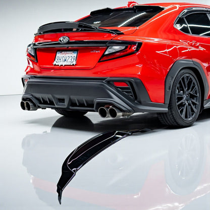 AeroflowDynamics [22 - 26 WRX] V4 Kogeki Duckbill Spoiler - JDMuscleSpoilers and WingsVB-V4-M6Y-DUCKBILLCeramic White