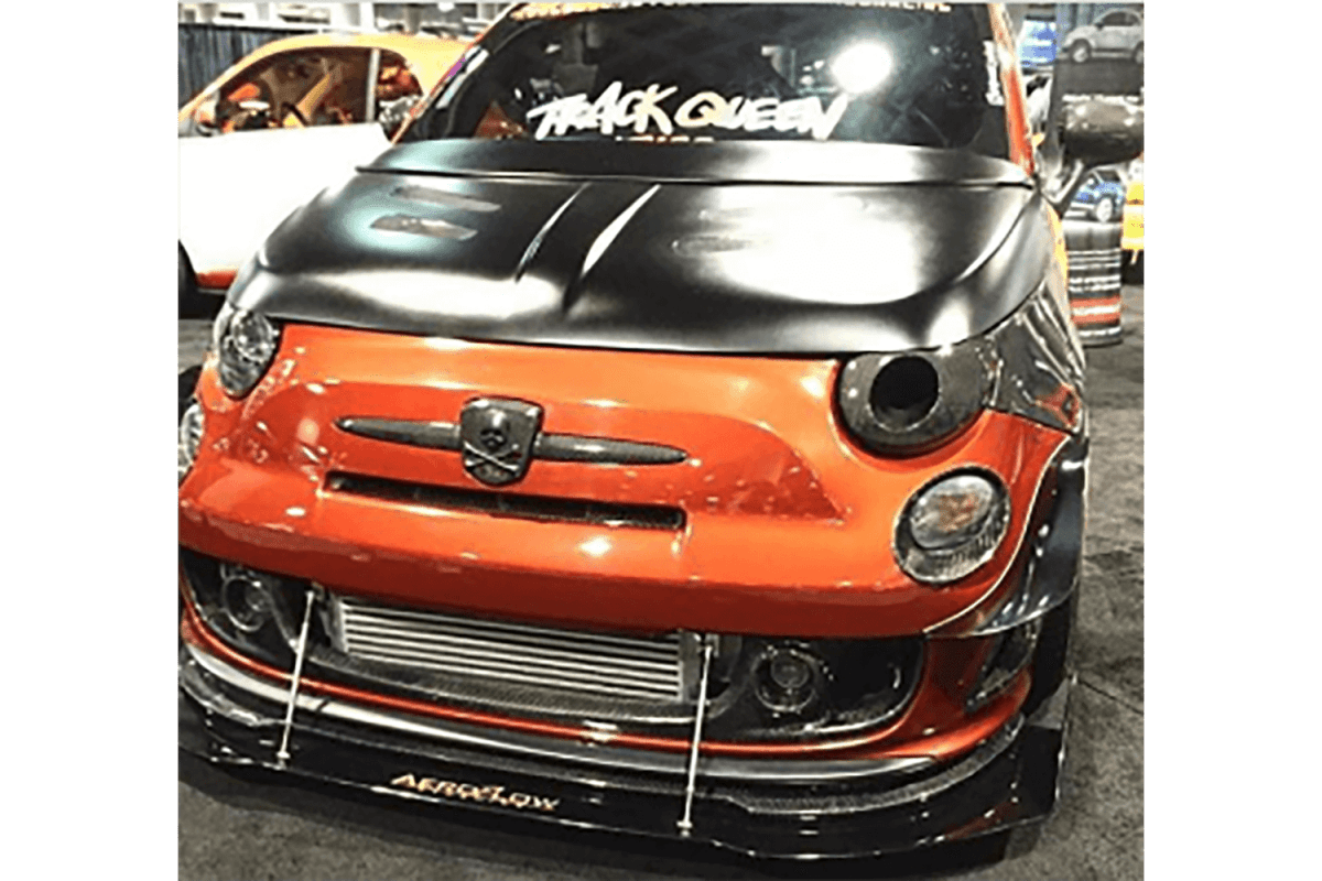 AeroflowDynamics Fiat 500 Abarth Front Splitter V2 - JDMuscleFront Wind Splitter1Fiat Abarth Front Splitter