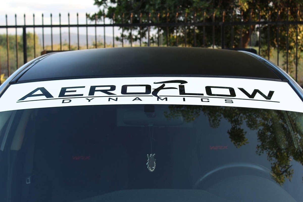 AeroFlowDynamics Reverse Cut Banners - JDMuscleOrnaments and EmblemsAFD14-WHT-RVS-BNRWHITE