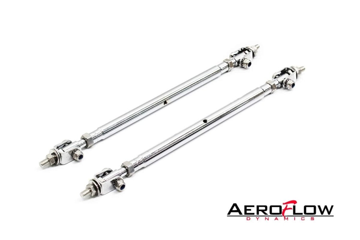 AeroflowDynamics Splitter Rods 8" - 10" - JDMuscleFront Wind SplitterSLV-ROD-810Silver