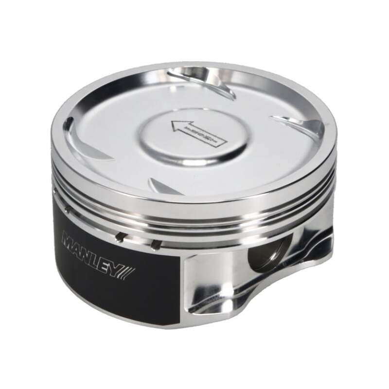 Manley [04-12 Impreza WRX STI] Platinum Series EJ257 Piston Set with Rings - 99.5 mm Standard Bore, 8.5:1 Dish