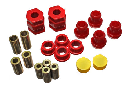 Energy Suspension [96-00 Civic] Front Control Arm Bushing Set - Red Polyurethane, Part Number 16.3114R
