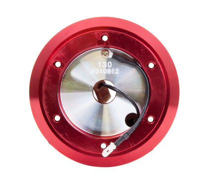 NRG Short Hub Adapter [Civic EK9, S2000, Prelude] - Red, nrgSRK-130H-RD