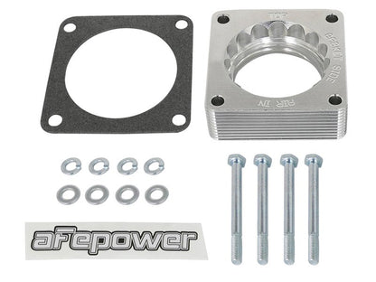 aFe [03-06 350Z] [03-07 G35] Silver Bullet Throttle Body Spacer - Silver, VQ35DE - JDMuscleThrottle Bodiesafe46-36008