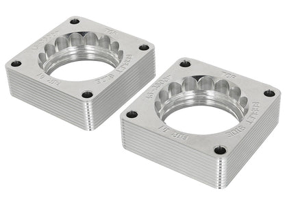 aFe [09-20 370Z] Silver Bullet Throttle Body Spacer Kit - Silver, VQ37VHR - JDMuscleThrottle Bodiesafe46-36007