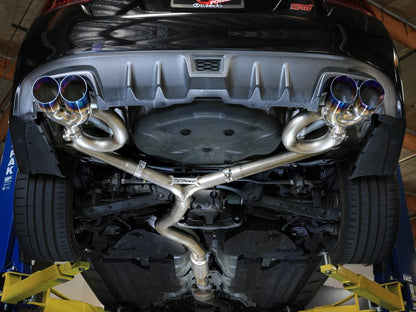 aFe [15-21 WRX/STI] Takeda 3-Inch to 2-1/2-Inch Cat-Back Exhaust - Blue Flame Tips - JDMuscleCat Back Exhaust Systemafe49-36810-L