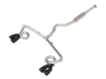 aFe [15-21 WRX/STI] Takeda Cat-Back Exhaust - Black Tips - JDMuscleCat Back Exhaust Systemafe49-36810-B