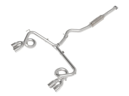 aFe [15-21 WRX/STI] Takeda Cat-Back Exhaust - Polished Stainless Steel Tips - JDMuscleCat Back Exhaust Systemafe49-36810-P