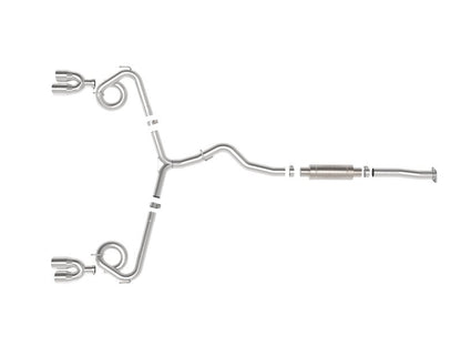 aFe [15-21 WRX/STI] Takeda Cat-Back Exhaust - Polished Stainless Steel Tips - JDMuscleCat Back Exhaust Systemafe49-36810-P