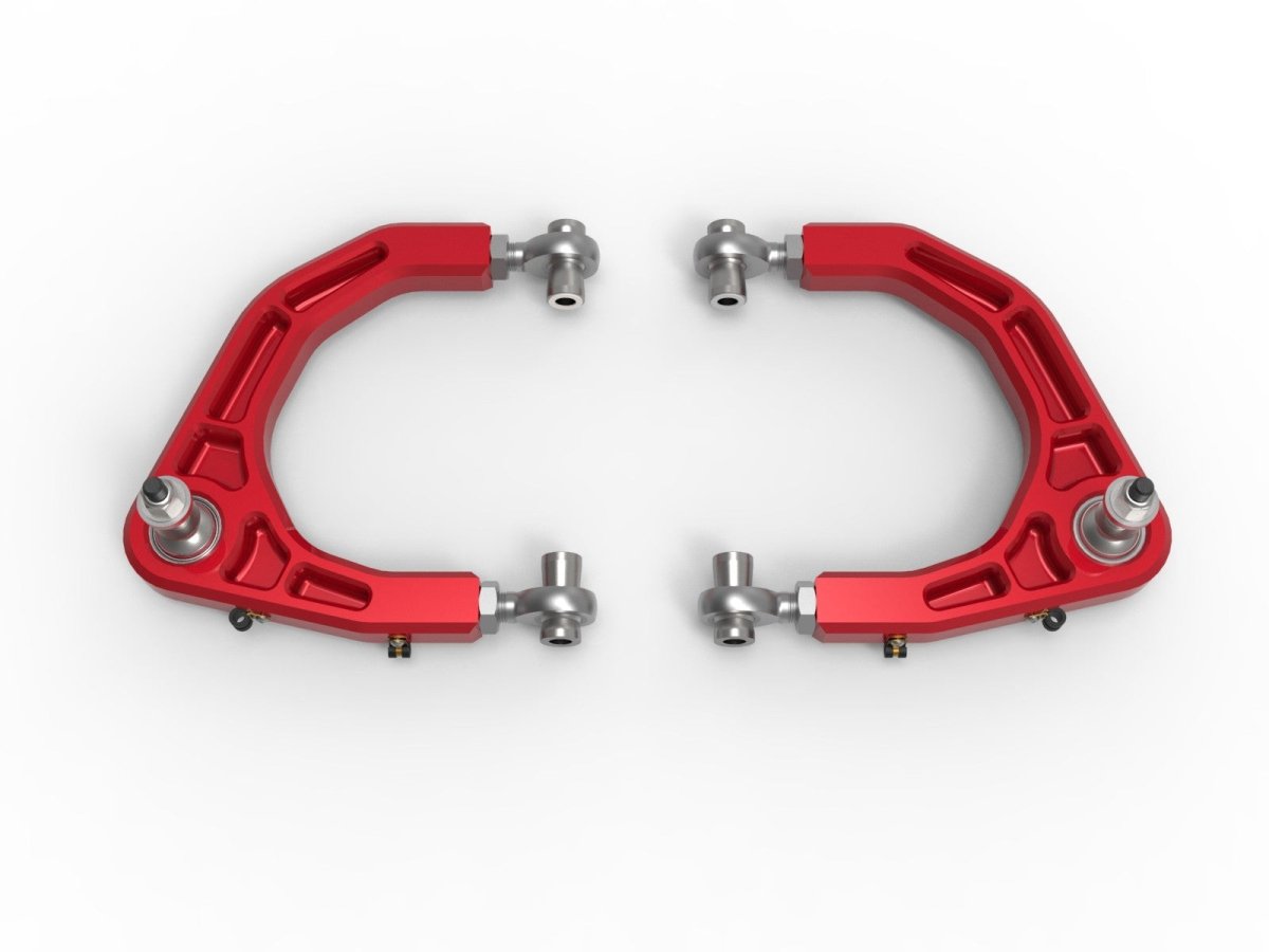 aFe 22 - 23 Tundra V6 - 3.4L | tt CONTROL Billet Uniball Upper Control Arm Kit Red | 460 - 72T005 - R - JDMuscleControl ArmsAFE460-72T005-R