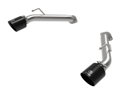aFe 23 - 24 Nisan Z V6 - 3.0L Takeda 2 - 1/2in 304 SS Axle - Back Exhaust System w/ Black Tips | 49 - 36137 - B - JDMuscleAxle Back Exhaustsafe49-36137-B