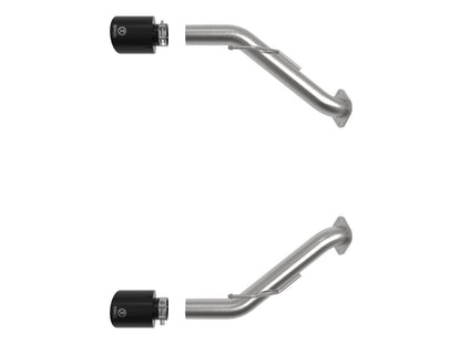 aFe 23 - 24 Nisan Z V6 - 3.0L Takeda 2 - 1/2in 304 SS Axle - Back Exhaust System w/ Black Tips | 49 - 36137 - B - JDMuscleAxle Back Exhaustsafe49-36137-B