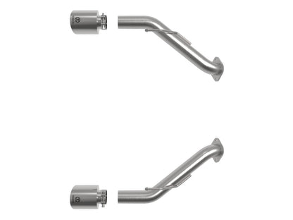 aFe 23 - 24 Nissan Z V6 - 3.0L | tt Takeda Stainless Steel Axle - Back Exhaust System w/ Polished Tip | 49 - 36137 - P - JDMuscleAxle Back Exhaustsafe49-36137-P