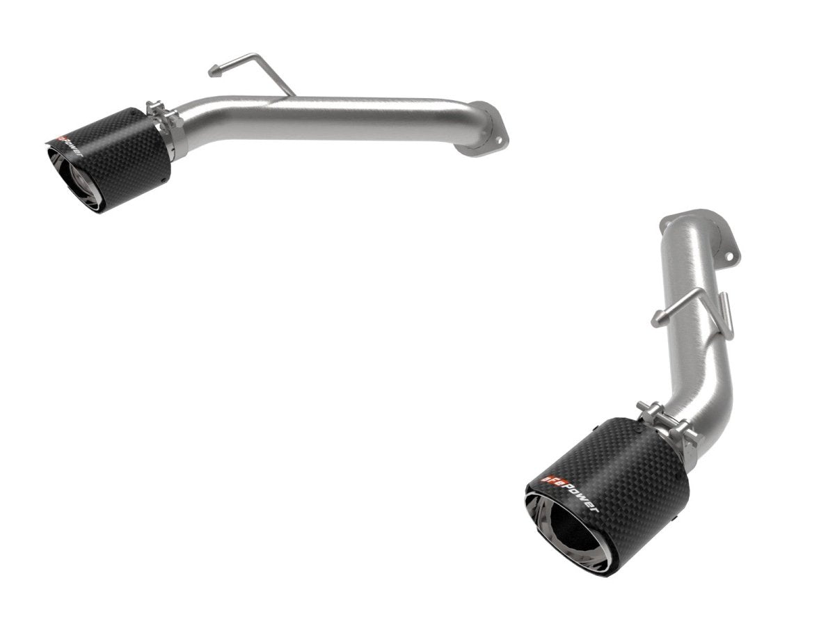 aFe 23 - 24 Nissan Z V6 - 3.0L | ttTakeda Stainless Steel Axle - Back Exhaust System w/ Carbon Fiber Tip | 49 - 36137 - C - JDMuscleAxle Back Exhaustsafe49-36137-C