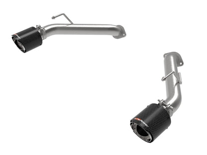 aFe 23 - 24 Nissan Z V6 - 3.0L | ttTakeda Stainless Steel Axle - Back Exhaust System w/ Carbon Fiber Tip | 49 - 36137 - C - JDMuscleAxle Back Exhaustsafe49-36137-C