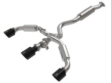aFe 23 - 24 Toyota GR Corolla L3 1.6L | t Gemini XV 3in to 2 - 1/2in Cat Back Exhaust w/ Black Tips - JDMuscleSPKafe49-36070-B