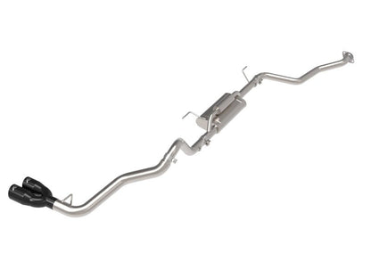 aFe 24 - 25 Toyota Tacoma L4 - 2.4L (t) Vulcan Series 2.5in to 3in Cat - Back w/ Black Tip - JDMuscleSPKafe49-36078-B
