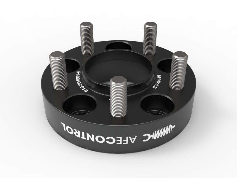aFe CONTROL Billet Aluminum Wheel Spacers 5x114.3 CB70.5 1.25in - 15 - 24 Ford Mustang/20 - 23 Explorer - JDMuscleSPK680930