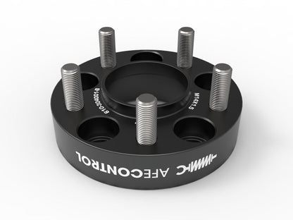 aFe CONTROL Billet Aluminum Wheel Spacers 5x114.3 CB70.5 1.25in - 15 - 24 Ford Mustang/20 - 23 Explorer - JDMuscleSPK680930