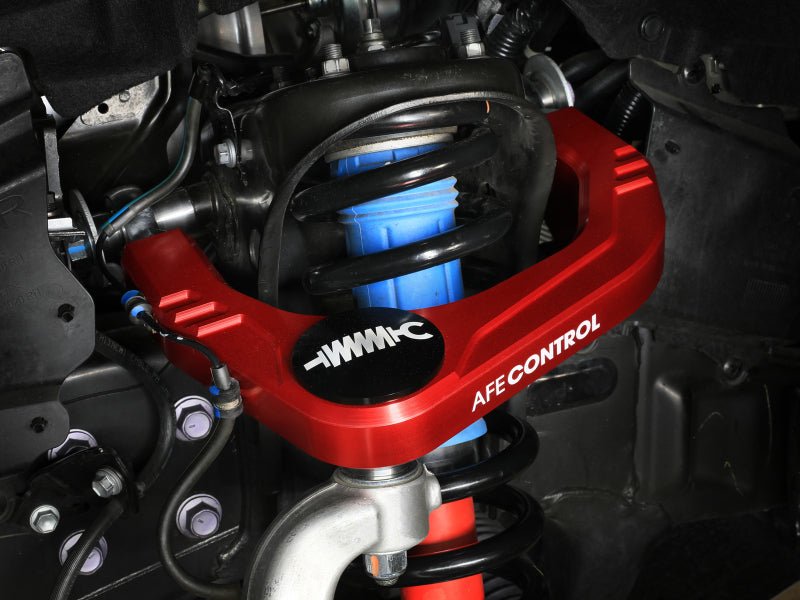 aFe Control Billet Upper Control Arms for Toyota Tacoma 24 - 26 & 4Runner 2025 - Red | afe460 - 72T006 - R - JDMuscleSPK848750