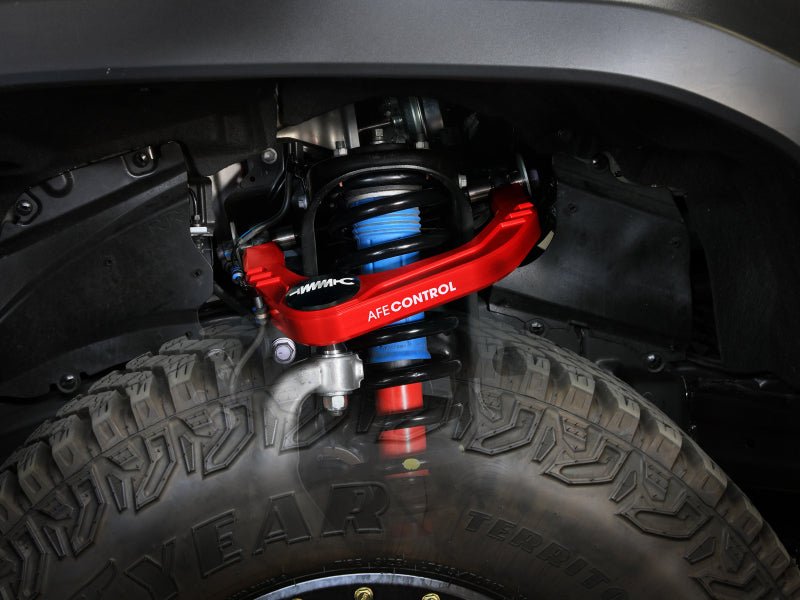 aFe Control Billet Upper Control Arms for Toyota Tacoma 24 - 26 & 4Runner 2025 - Red | afe460 - 72T006 - R - JDMuscleSPK848750