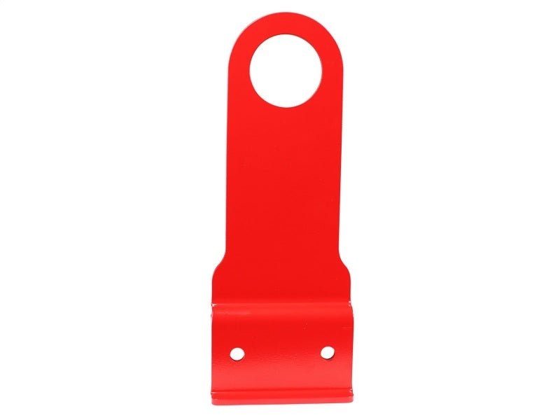 aFe Control Front Tow Hook for Chevrolet Corvette C6 2005 - 2013 – Red Powder Coat, Laser Cut Steel | afe450 - 401005 - R - JDMuscleSPK4341012