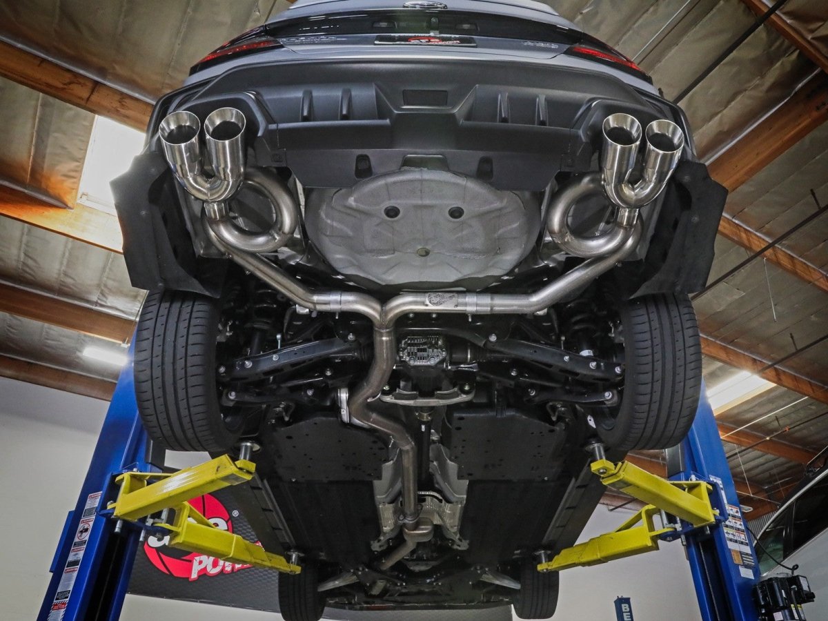 aFe POWER [22 - 26 WRX] Takeda 304 SS Cat - Back Exhaust w/ Polished Tips | 49 - 36809 - P - JDMuscleCat Back Exhaust Systemafe49-36809-P