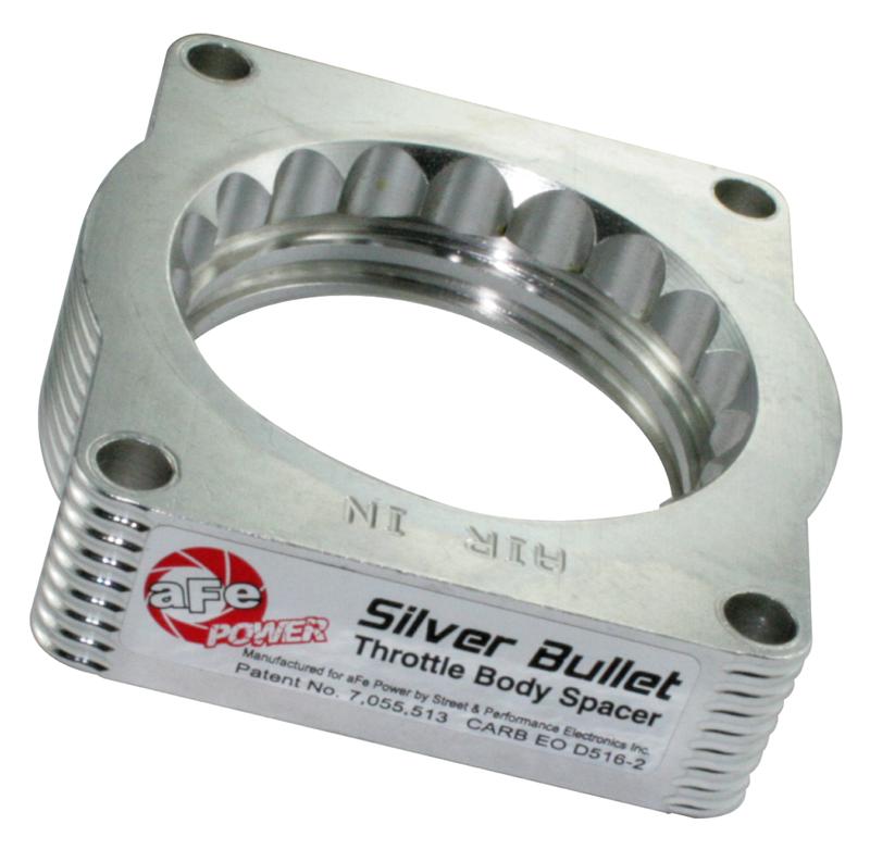 aFe Silver Bullet Throttle Body Spacer for Chevrolet Corvette C7 & Camaro SS 6.2L V8 | afe46 - 34011 - JDMuscleSPK4331770