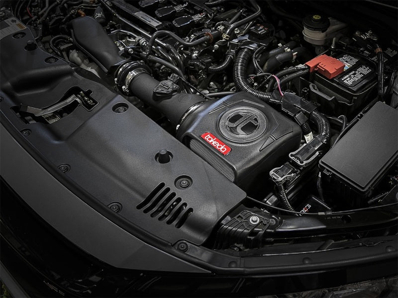 aFe Takeda Momentum Pro DRY S Cold Air Intake System [17-20 Civic Si] - Black - JDMuscleIntakesafeTM-1026B-D