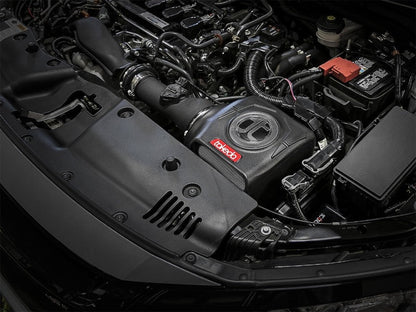 aFe Takeda Momentum Pro DRY S Cold Air Intake System [17-20 Civic Si] - Black - JDMuscleIntakesafeTM-1026B-D