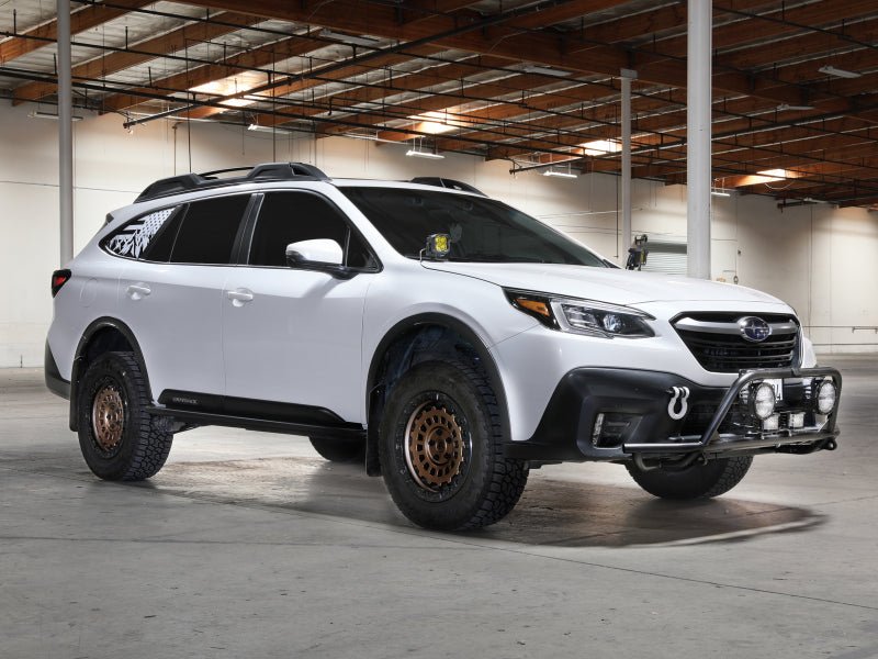 aFe Terra Guard Bumper for Subaru Outback 2020 - 2022 – Heavy - Duty Tubular Steel Front Bumper with Light Mounts and Recovery Shackle Integration - JDMuscleSPK810521