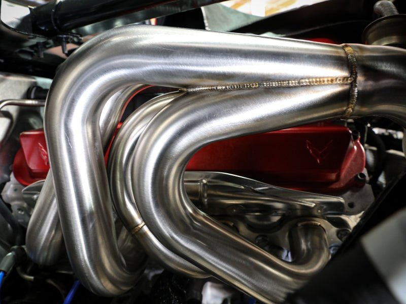 aFe Twisted 304SS Header for 2020 - 2025 Chevrolet Corvette C8 6.2L V8 | afe48 - 34148 - JDMuscleSPK375101