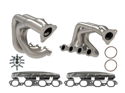 aFe Twisted 304SS Header for 2020 - 2025 Chevrolet Corvette C8 6.2L V8 with Titanium Cerakote Finish | afe48 - 34148 - T - JDMuscleSPK375104