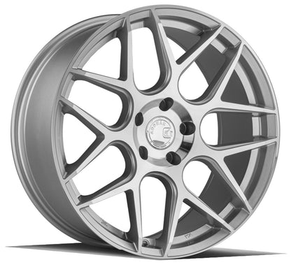 AFF2 - JDMuscleWheelsAFF21985511235SMF19x8.55x112 | +35 | 66.6Silver Machined Face