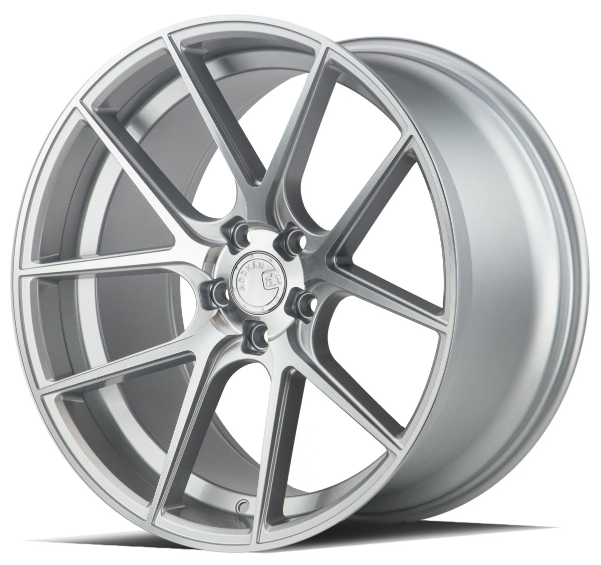 AFF3 - JDMuscleWheelsAFF320105511445SMF20x10.55x114.3 | +45 | 73.1Silver Machined Face