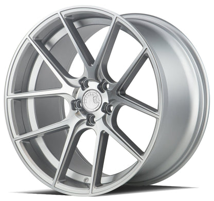 AFF3 - JDMuscleWheelsAFF320105511445SMF20x10.55x114.3 | +45 | 73.1Silver Machined Face