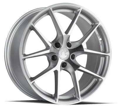 AFF7 - JDMuscleWheelsAFF71885511235SMF18x8.55x112 | +35 | 66.6Silver Machined Face