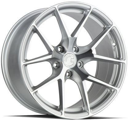 AFF7 - JDMuscleWheelsAFF71885511235SMF18x8.55x112 | +35 | 66.6Silver Machined Face