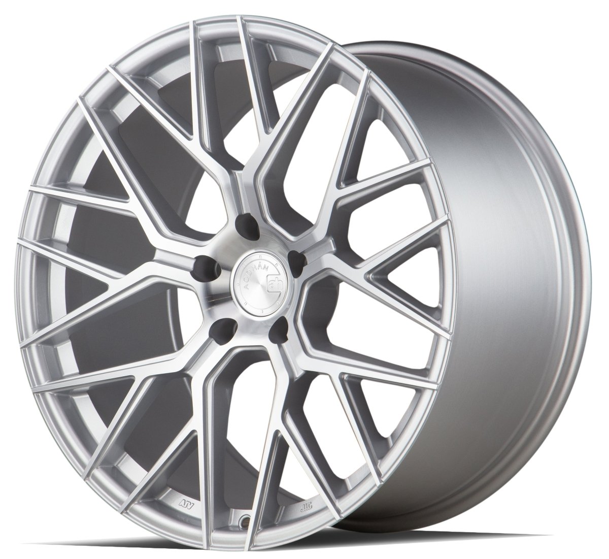 AFF9 - JDMuscleWheelsAFF920105512035SMF20x10.55x120 | +35 | 72.6Gloss Silver Machined Face