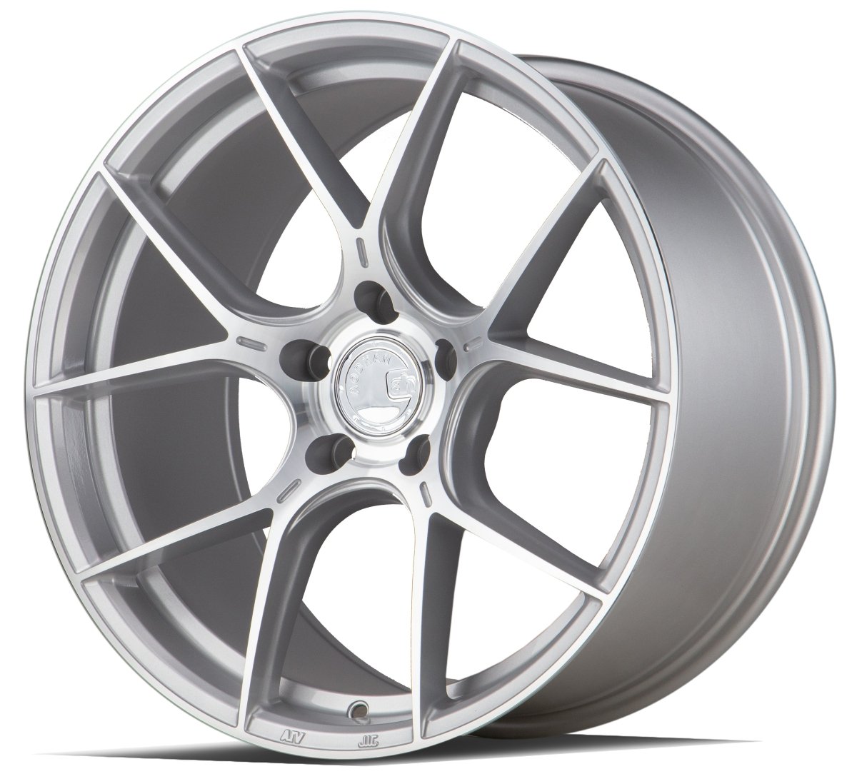 AH-11 - JDMuscleWheelsAH111885511235SMF18x8.55x112 | +35 | 73.1Silver Machined Face