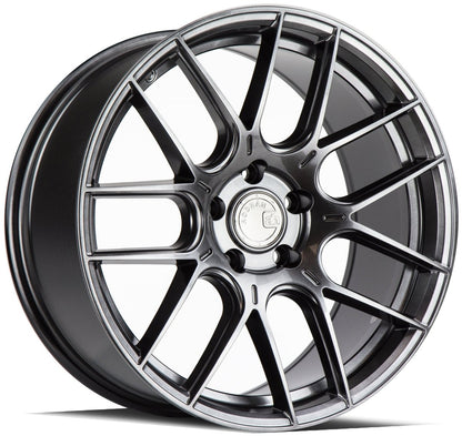 AH-X - JDMuscleWheelsAHX1885511235HB18x8.55x112 | +35 | 73.1Hyper Black