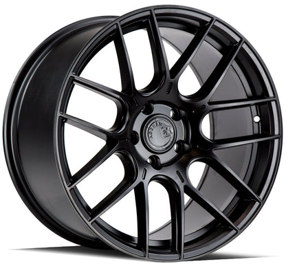 AH-X - JDMuscleWheelsAHX1885511235HB18x8.55x112 | +35 | 73.1Hyper Black