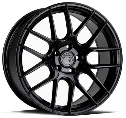 AH-X - JDMuscleWheelsAHX1885511235HB18x8.55x112 | +35 | 73.1Hyper Black