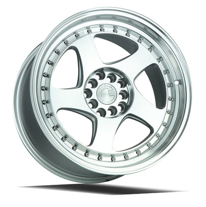 AH01 - JDMuscleWheelsAH0117905100114325SMF17x95x100/114.3 | +25 | 73.1Silver Machined Face
