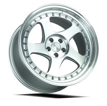 AH01 - JDMuscleWheelsAH011895510035SMF18x9.55x100 | +35 | 72.6Silver Machined Face