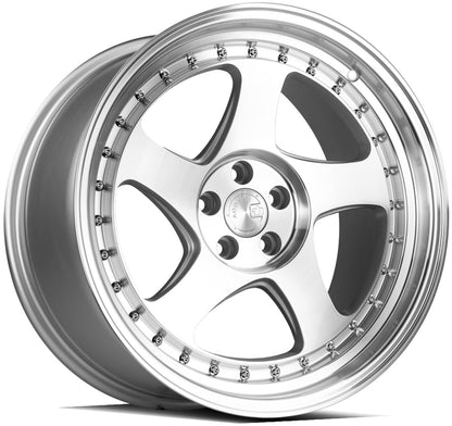 AH01 - JDMuscleWheelsAH0115804100114320SMF15x84x100/114.3 | +20 | 73.1Silver Machined Face