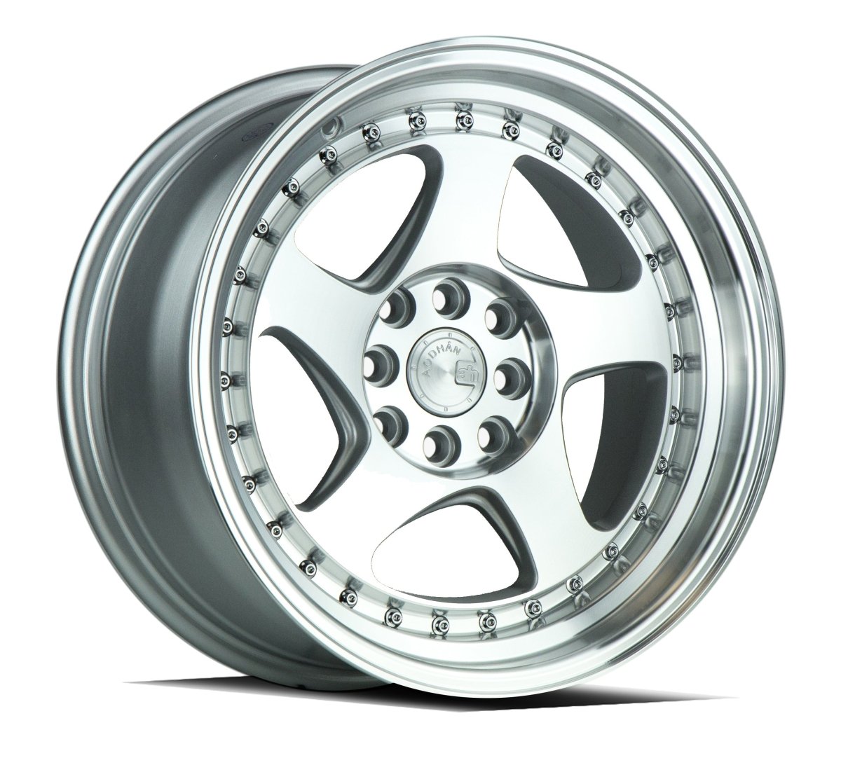 AH01 - JDMuscleWheelsAH0115804100114320SMF15x84x100/114.3 | +20 | 73.1Silver Machined Face