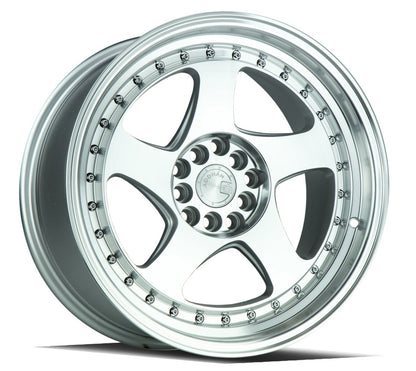 AH01 - JDMuscleWheelsAH0115804100114320SMF15x84x100/114.3 | +20 | 73.1Silver Machined Face