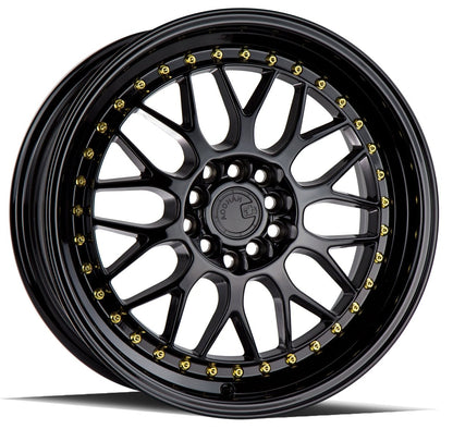 AH02 - JDMuscleWheelsAH021780410011435GB17x84x100,4x114.3 | +35 | 73.1Gloss Black